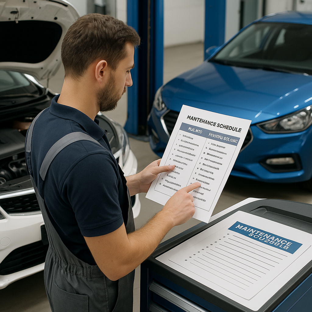 Регламент ТО для KIA Rio и Hyundai Solaris: что делать по пробегу и зачем это важно - иллюстрация к статье